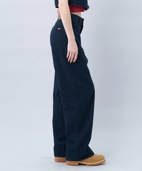 BENUA(ベヌア)の「Wide leg denim pants -ワイドレッグデニムパンツ-(デニムパンツ・レディース・グレー/インディゴブルー・MEDIUM/LARGE)」の12枚目の写真