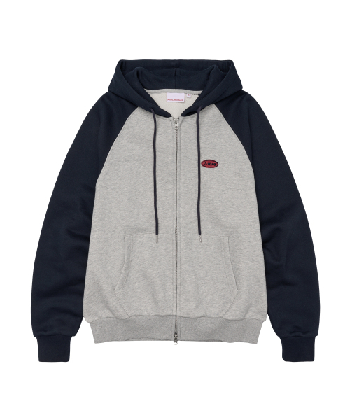 AMESWORLDWIDE（アメスワールドワイド）の「CIRCLE LOGO RAGLAN HOODIE ZIP-UP NAVY（パーカー・レディース・その他・LARGE/MEDIUM/SMALL）」の11枚目の写真