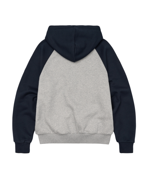 AMESWORLDWIDE（アメスワールドワイド）の「CIRCLE LOGO RAGLAN HOODIE ZIP-UP NAVY（パーカー・レディース・その他・LARGE/MEDIUM/SMALL）」の4枚目の写真