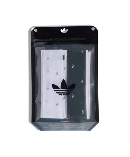 adidas(アディダス)の「adidas ORIBBON 3 SHOELACE / アディダス オリボン 3 シューレース(シューズアクセサリー・レディース・ブラック×ホワイト・ONE SIZE)」の2枚目の写真