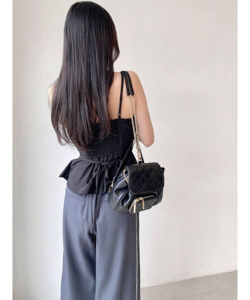 RESEXXY（リゼクシー）の「2WAYマルチミニバック（ハンドバッグ・レディース・ブラック/ホワイト・FREE）」の4枚目の写真