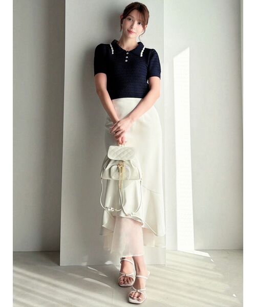 RESEXXY（リゼクシー）の「2WAYマルチミニバック（ハンドバッグ・レディース・ブラック/ホワイト・FREE）」の7枚目の写真