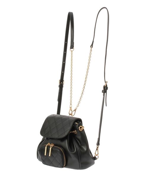 RESEXXY（リゼクシー）の「2WAYマルチミニバック（ハンドバッグ・レディース・ブラック/ホワイト・FREE）」の8枚目の写真