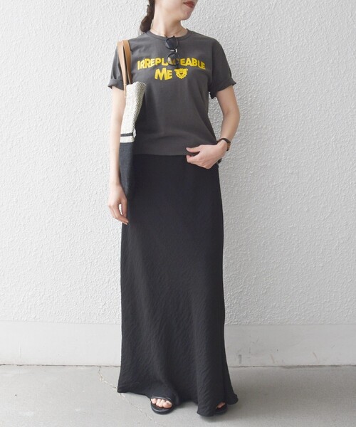 MIXTA(ミクスタ)の「Mixta:〈洗濯機可能〉MIXTIGER プリント TEE(Tシャツ/カットソー・レディース・グレー/チャコールグレー/ナチュラル/キャメル・ONE SIZE)」の10枚目の写真