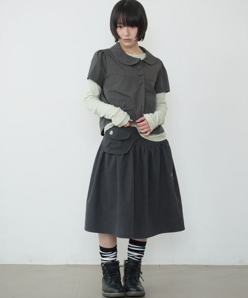 BAUF（バウフ）の「ハウスエッセンシャル ロングスリーブ [ライトグリーン]（Tシャツ/カットソー・レディース・その他・FREE）」の5枚目の写真