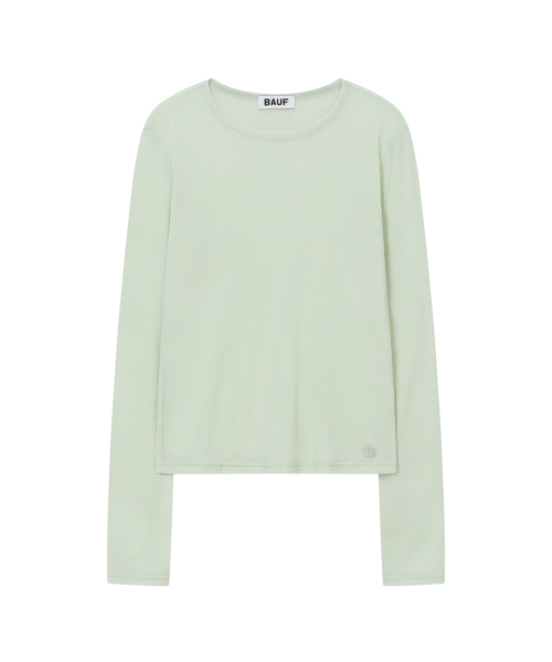 BAUF（バウフ）の「ハウスエッセンシャル ロングスリーブ [ライトグリーン]（Tシャツ/カットソー・レディース・その他・FREE）」の6枚目の写真