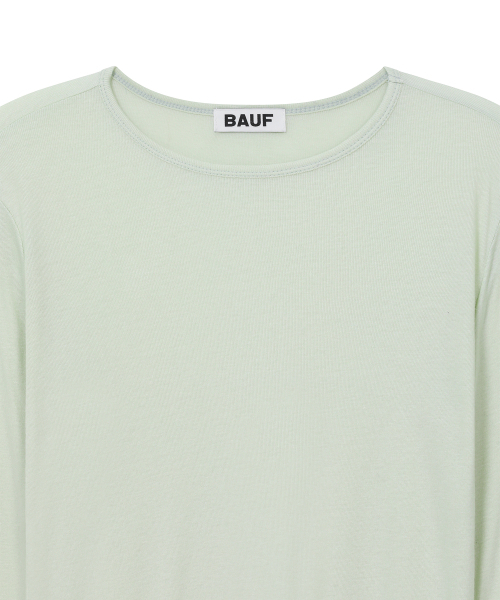 BAUF（バウフ）の「ハウスエッセンシャル ロングスリーブ [ライトグリーン]（Tシャツ/カットソー・レディース・その他・FREE）」の8枚目の写真