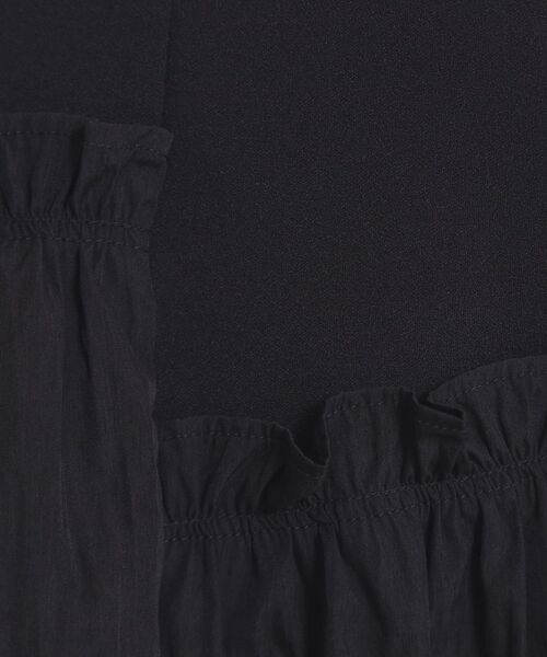 ITS'DEMO（イッツデモ）の「【洗濯機OK】異素材ドッキングトップス（Tシャツ/カットソー・レディース・ベビーピンク/ブラック/アイボリー・00）」の11枚目の写真