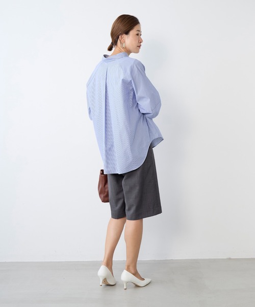 MICA&DEAL(マイカ&ディール)の「1タックハーフパンツ〈2サイズ展開〉(その他パンツ・レディース・グレー/ベージュ/ネイビー・36/38)」の11枚目の写真