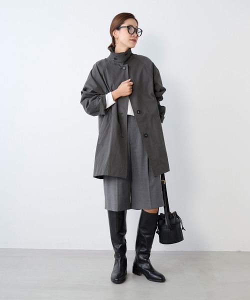 MICA&DEAL(マイカ&ディール)の「1タックハーフパンツ〈2サイズ展開〉(その他パンツ・レディース・グレー/ベージュ/ネイビー・36/38)」の14枚目の写真