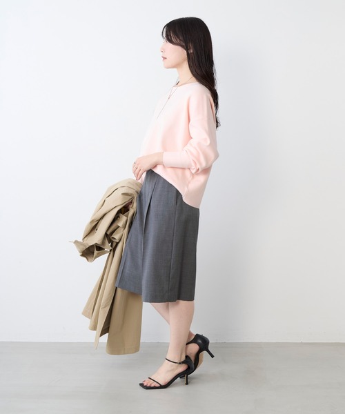 MICA&DEAL(マイカ&ディール)の「1タックハーフパンツ〈2サイズ展開〉(その他パンツ・レディース・グレー/ベージュ/ネイビー・36/38)」の18枚目の写真