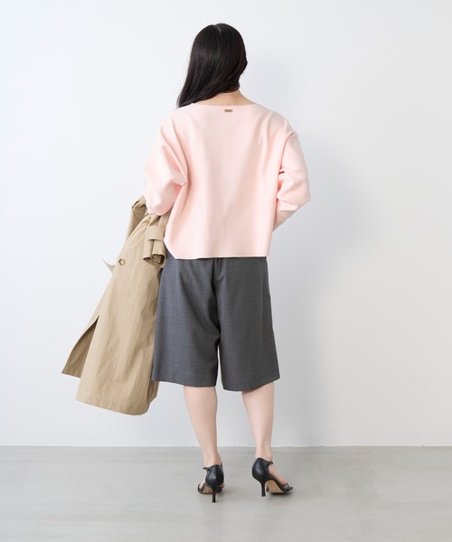 MICA&DEAL(マイカ&ディール)の「1タックハーフパンツ〈2サイズ展開〉(その他パンツ・レディース・グレー/ベージュ/ネイビー・36/38)」の19枚目の写真