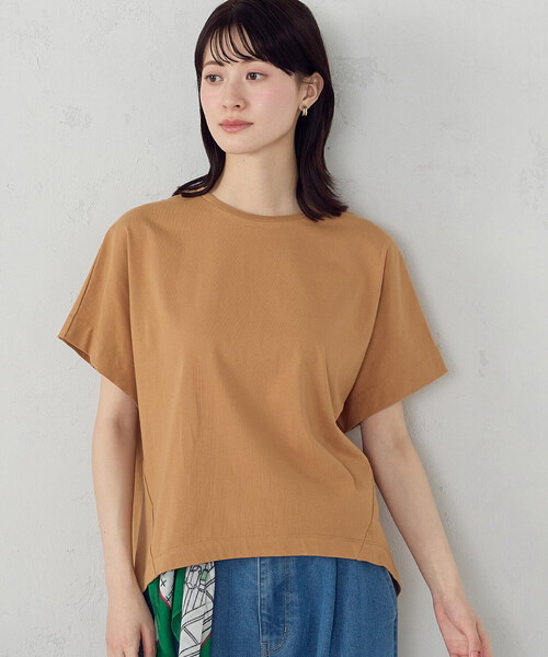 COMME CA ISM(コムサイズム)の「日本の色 カラーTシャツ(Tシャツ/カットソー・レディース・アイボリー/グリーン/チャコール/オレンジ・SMALL/MEDIUM/LARGE)」の16枚目の写真