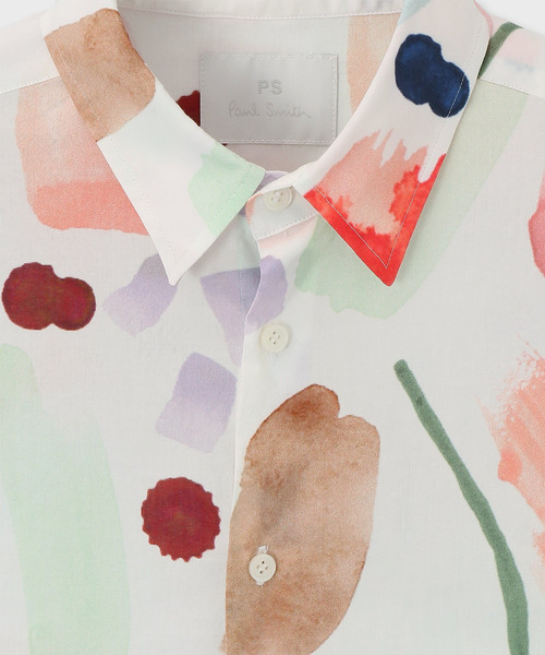 PS Paul Smith（ピーエスポールスミス）の「ニュアンスフローラル プリントシャツ / 162755 EXSH01（シャツ/ブラウス・メンズ・ブラック/ホワイト・X-LARGE/LARGE/MEDIUM/SMALL）」の8枚目の写真
