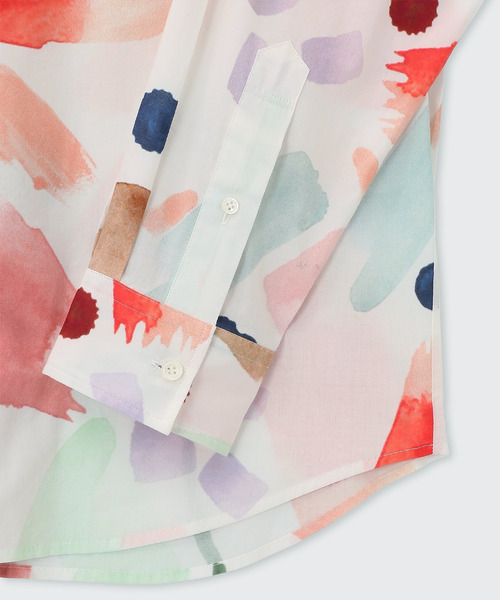 PS Paul Smith（ピーエスポールスミス）の「ニュアンスフローラル プリントシャツ / 162755 EXSH01（シャツ/ブラウス・メンズ・ブラック/ホワイト・X-LARGE/LARGE/MEDIUM/SMALL）」の10枚目の写真