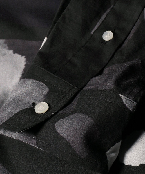 PS Paul Smith（ピーエスポールスミス）の「ニュアンスフローラル プリントシャツ / 162755 EXSH01（シャツ/ブラウス・メンズ・ブラック/ホワイト・X-LARGE/LARGE/MEDIUM/SMALL）」の16枚目の写真