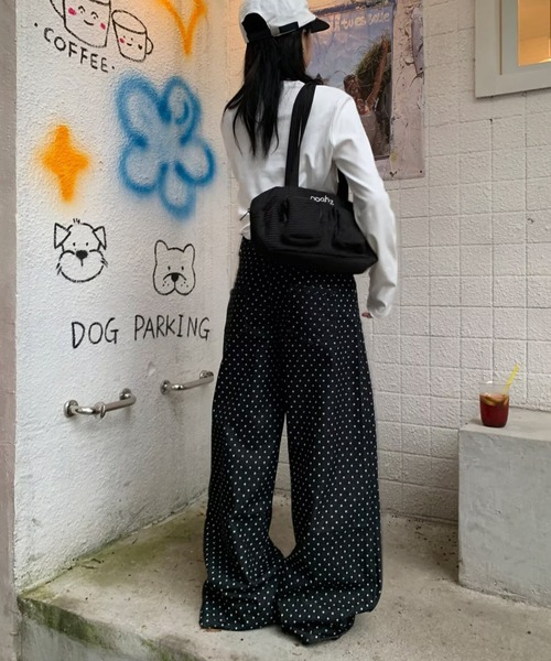 almo(アルモ)の「【LAMPOON】ドットブラックデニムパンツ(デニムパンツ・レディース・ブラック・MEDIUM/SMALL/LARGE)」の12枚目の写真