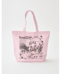 AVENCHUMU（アバンチュウム）の「Bunny illustration tote bag（トートバッグ）」