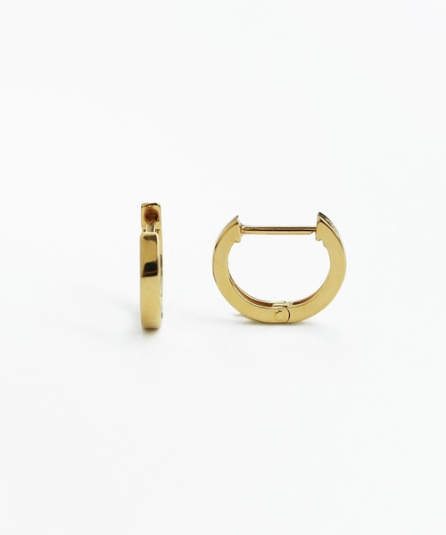 【SV】ストレートフープピアス/ユニセックス　ニッケルフリー/金属アレルギー対応