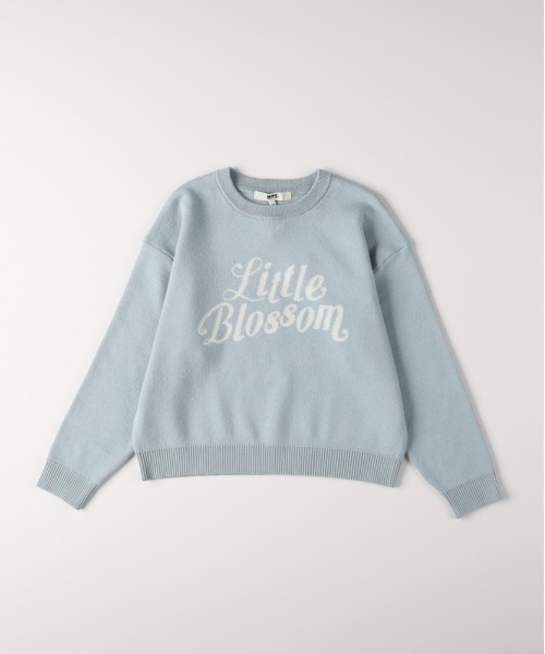 Right-on（ライトオン）の「【VIVIAN BLUE】ジャガードロゴセーター (キッズニット / 柔らか素材 / デイリーユース)（ニット/セーター・キッズ・ピンク/サックスブルー/グレー・130/140/110/120）」の10枚目の写真
