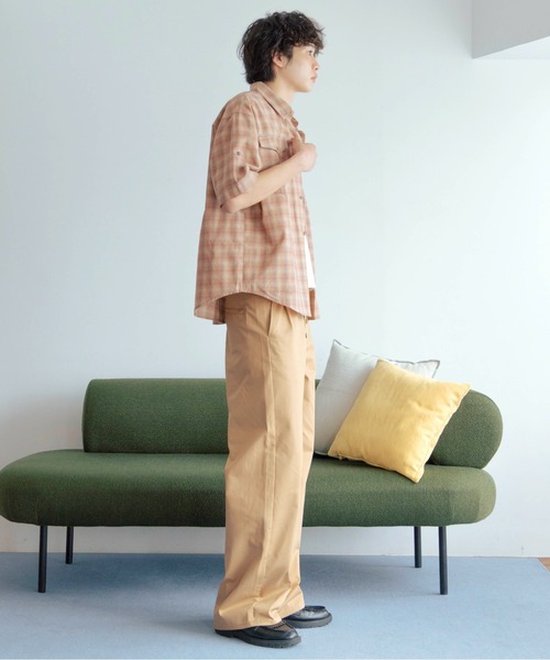 Zooodle(ズードル)の「Button fly chino pants - ボタンフライチノパンツ -(チノパンツ・メンズ・カーキ/ベージュ・MEDIUM/LARGE)」の15枚目の写真