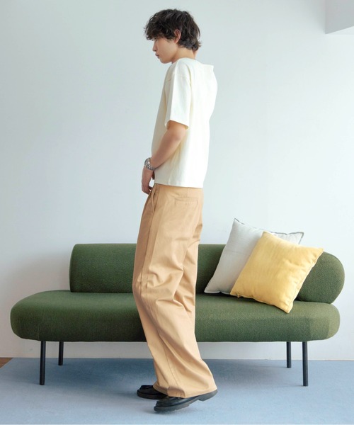 Zooodle(ズードル)の「Button fly chino pants - ボタンフライチノパンツ -(チノパンツ・メンズ・カーキ/ベージュ・MEDIUM/LARGE)」の18枚目の写真