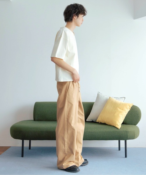 Zooodle(ズードル)の「Button fly chino pants - ボタンフライチノパンツ -(チノパンツ・メンズ・カーキ/ベージュ・MEDIUM/LARGE)」の22枚目の写真