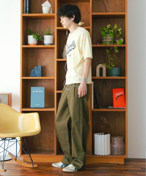 Zooodle(ズードル)の「Button fly chino pants - ボタンフライチノパンツ -(チノパンツ・メンズ・カーキ/ベージュ・MEDIUM/LARGE)」の21枚目の写真