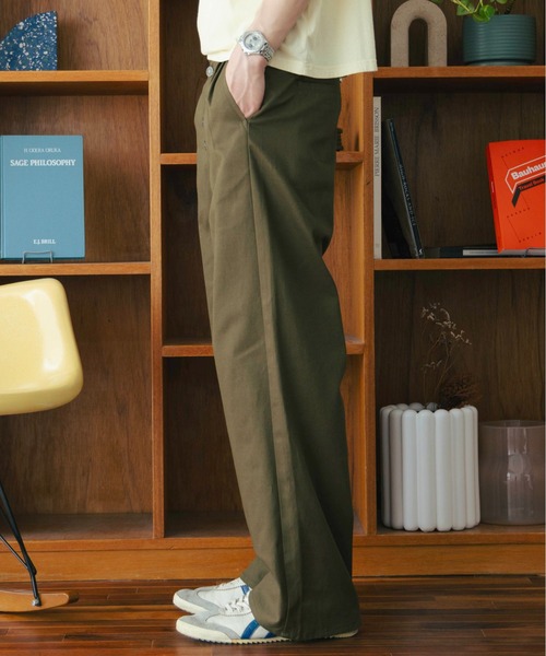 Zooodle(ズードル)の「Button fly chino pants - ボタンフライチノパンツ -(チノパンツ・メンズ・カーキ/ベージュ・MEDIUM/LARGE)」の20枚目の写真