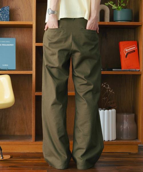 Zooodle(ズードル)の「Button fly chino pants - ボタンフライチノパンツ -(チノパンツ・メンズ・カーキ/ベージュ・MEDIUM/LARGE)」の22枚目の写真