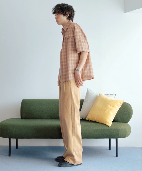 Zooodle(ズードル)の「Button fly chino pants - ボタンフライチノパンツ -(チノパンツ・メンズ・カーキ/ベージュ・MEDIUM/LARGE)」の11枚目の写真