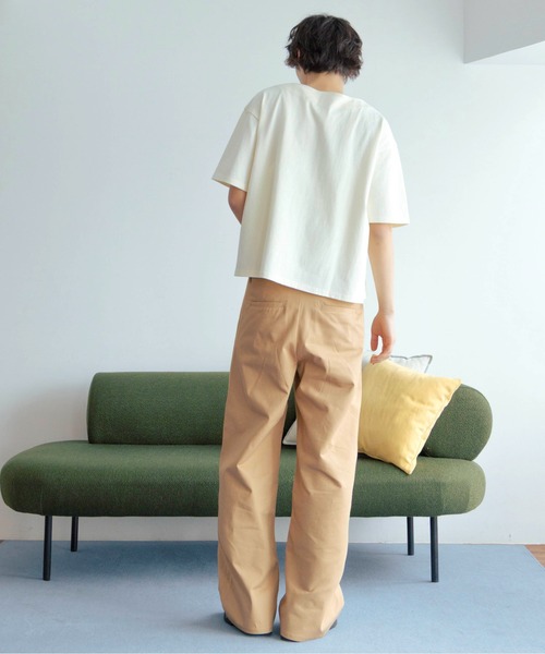 Zooodle(ズードル)の「Button fly chino pants - ボタンフライチノパンツ -(チノパンツ・メンズ・カーキ/ベージュ・MEDIUM/LARGE)」の21枚目の写真
