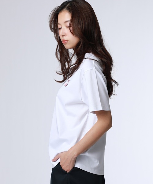 Psycho Bunny（サイコバニー）の「[WOMEN]グラデバニー シルケットスムースＴシャツ（Tシャツ/カットソー・レディース・ホワイト/ライトブルー・FREE）」の3枚目の写真