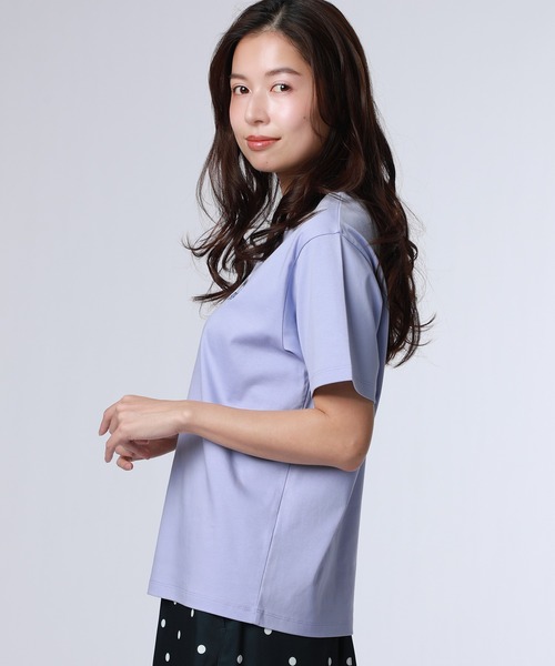 Psycho Bunny（サイコバニー）の「[WOMEN]グラデバニー シルケットスムースＴシャツ（Tシャツ/カットソー・レディース・ホワイト/ライトブルー・FREE）」の7枚目の写真