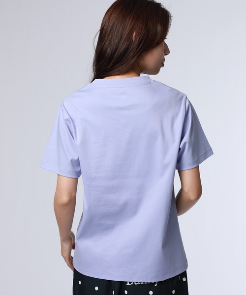 Psycho Bunny（サイコバニー）の「[WOMEN]グラデバニー シルケットスムースＴシャツ（Tシャツ/カットソー・レディース・ホワイト/ライトブルー・FREE）」の8枚目の写真