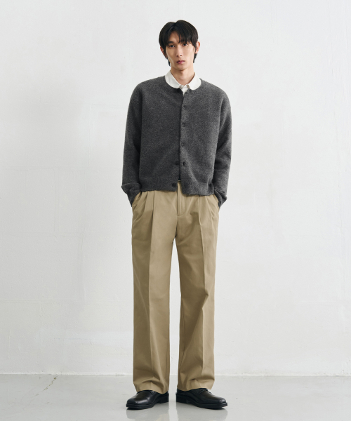 DRAW FIT（ドローフィット）の「ワイドバンディングチノパンツ[ベージュ]（その他パンツ・メンズ・その他・MEDIUM/LARGE/X-LARGE）」の3枚目の写真