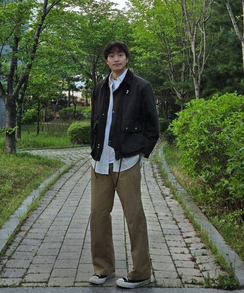 DRAW FIT（ドローフィット）の「ワイドバンディングチノパンツ[ベージュ]（その他パンツ・メンズ・その他・MEDIUM/LARGE/X-LARGE）」の14枚目の写真