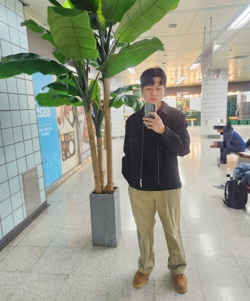 DRAW FIT（ドローフィット）の「ワイドバンディングチノパンツ[ベージュ]（その他パンツ・メンズ・その他・MEDIUM/LARGE/X-LARGE）」の15枚目の写真