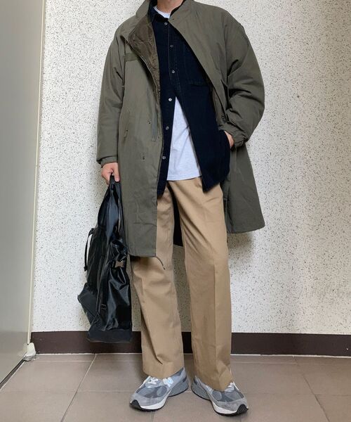 DRAW FIT（ドローフィット）の「ワイドバンディングチノパンツ[ベージュ]（その他パンツ・メンズ・その他・MEDIUM/LARGE/X-LARGE）」の19枚目の写真
