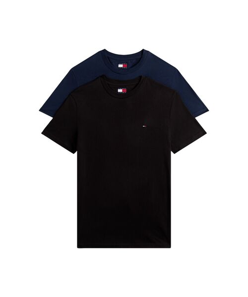 tommy jeans(トミー ジーンズ)の「【オンライン限定】ユニセックス スリムジャージー クルーネックTシャツ 2枚パック(ブラック/ネイビー)(Tシャツ/カットソー・メンズ・マルチ・MEDIUM/SMALL/XX-LARGE/X-LARGE/LARGE)」の22枚目の写真