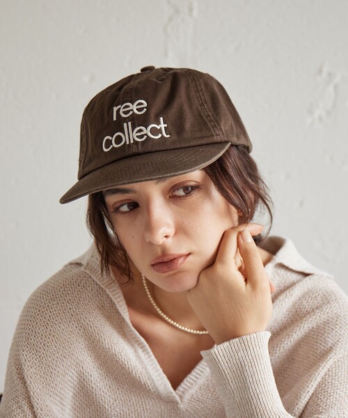 green label relaxing(グリーンレーベルリラクシング)の「【WEB限定】<REE-COLLECT>キャップ / CAP(キャップ・レディース・ネイビー/ブラウン系・FREE)」の2枚目の写真