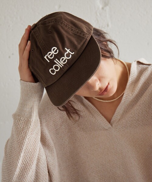 green label relaxing(グリーンレーベルリラクシング)の「【WEB限定】<REE-COLLECT>キャップ / CAP(キャップ・レディース・ネイビー/ブラウン系・FREE)」の3枚目の写真