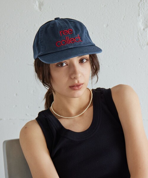 green label relaxing(グリーンレーベルリラクシング)の「【WEB限定】<REE-COLLECT>キャップ / CAP(キャップ・レディース・ネイビー/ブラウン系・FREE)」の8枚目の写真