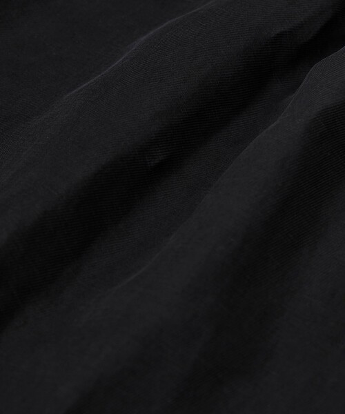 UNITED TOKYO（ユナイテッドトウキョウ）の「VINTAGE SILK LINEN グランパシャツ（シャツ/ブラウス・メンズ・ホワイト/ブラック・2/1）」の9枚目の写真