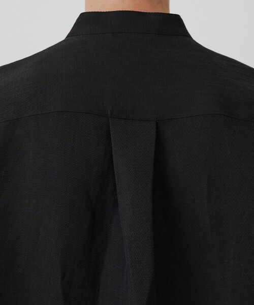 UNITED TOKYO（ユナイテッドトウキョウ）の「VINTAGE SILK LINEN グランパシャツ（シャツ/ブラウス・メンズ・ホワイト/ブラック・2/1）」の17枚目の写真
