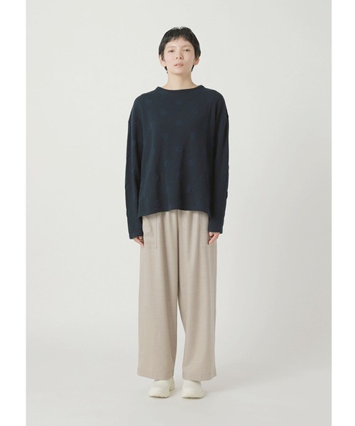 Plantation(プランテーション)の「ミニドットブリスター / S(Tシャツ/カットソー・レディース・ブルー/ライトグレー/ネイビー・M size/L size)」の14枚目の写真