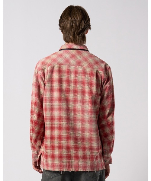 wjk(ダヴルジェイケイ)の「aging loose check shirt(シャツ/ブラウス・メンズ・ブラック系その他/ブルー系その他/レッド系その他・SMALL/MEDIUM/LARGE/X-LARGE)」の8枚目の写真