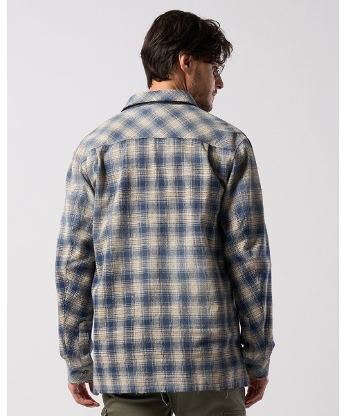 wjk(ダヴルジェイケイ)の「aging loose check shirt(シャツ/ブラウス・メンズ・ブラック系その他/ブルー系その他/レッド系その他・SMALL/MEDIUM/LARGE/X-LARGE)」の12枚目の写真