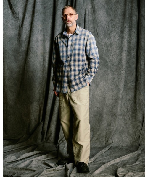 wjk(ダヴルジェイケイ)の「aging loose check shirt(シャツ/ブラウス・メンズ・ブラック系その他/ブルー系その他/レッド系その他・SMALL/MEDIUM/LARGE/X-LARGE)」の18枚目の写真