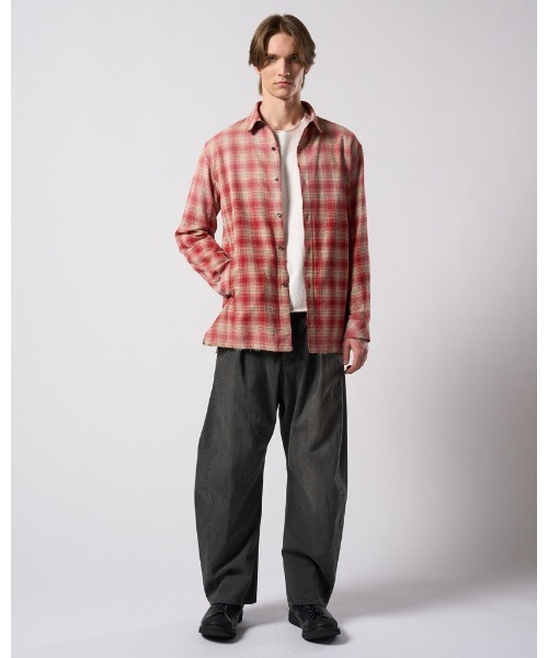 wjk(ダヴルジェイケイ)の「aging loose check shirt(シャツ/ブラウス・メンズ・ブラック系その他/ブルー系その他/レッド系その他・SMALL/MEDIUM/LARGE/X-LARGE)」の21枚目の写真